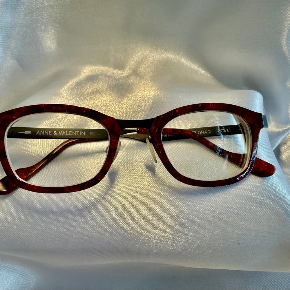 Anne & Valentin Red Tortoise Glasses